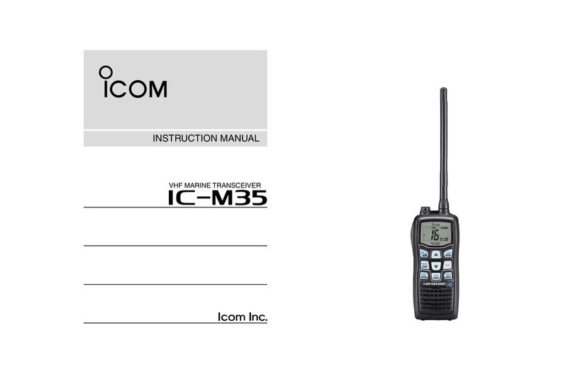 Icom IC-M35 instruction manual