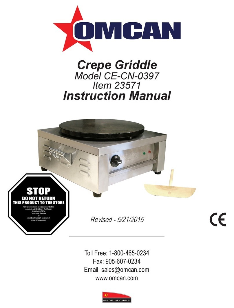 Omcan CE-CN-0397 instruction manual Omcan CE-CN-0397 instruction manual