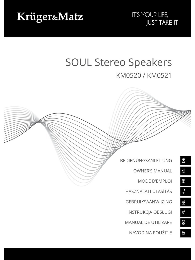 Kruger&Matz SOUL KM0520 owner's manual