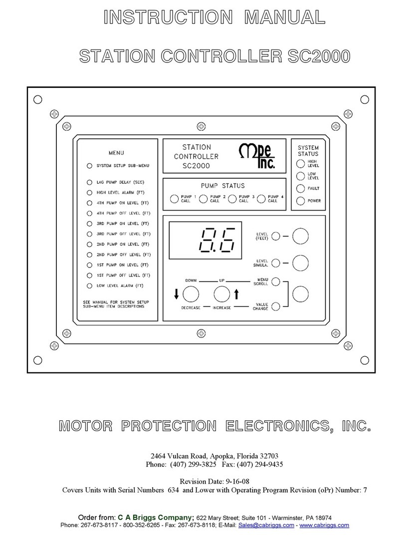 MPE SC2000 User manual