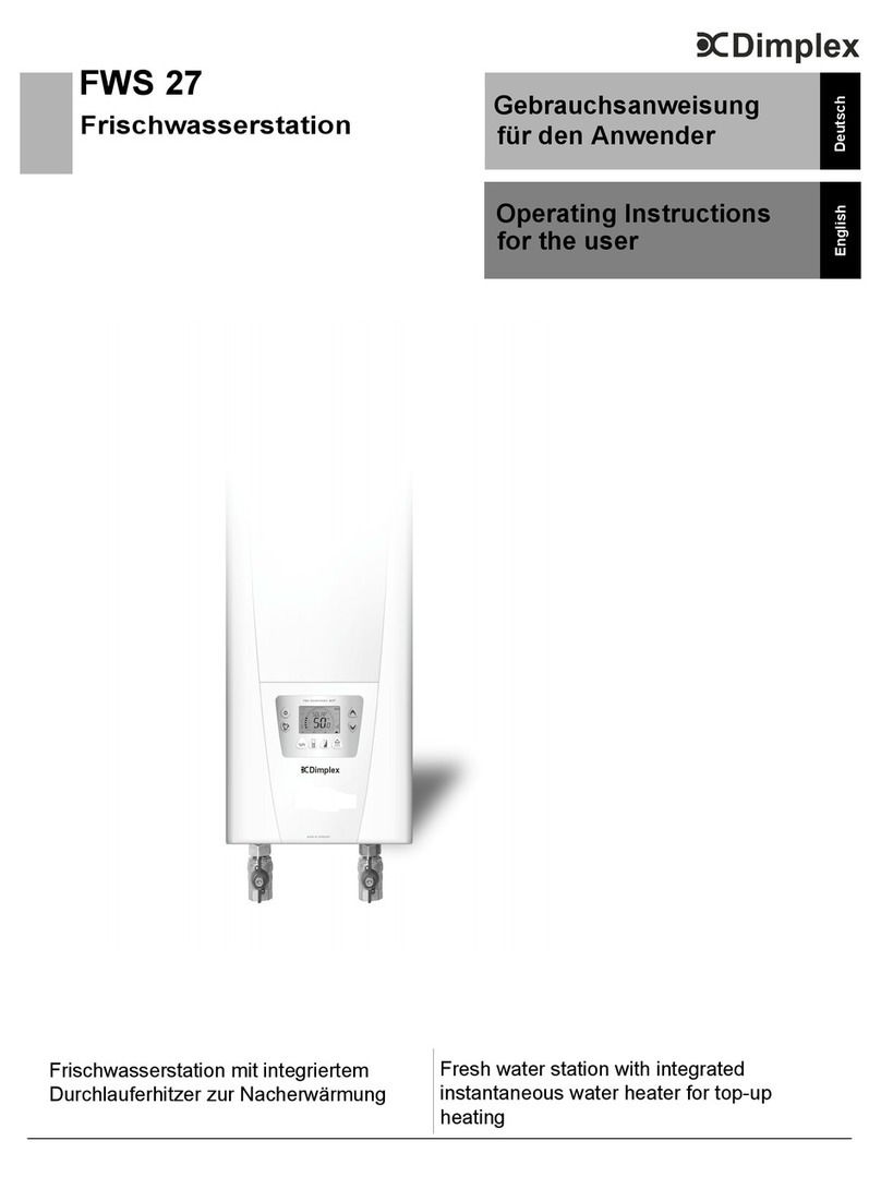 Dimplex FWS 27 operating instructions