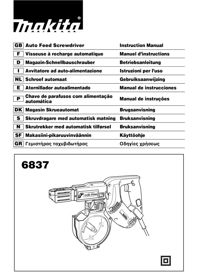 Makita 6837 User manual