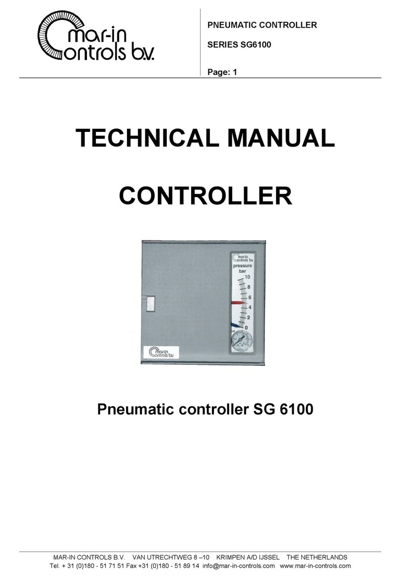 MAR-IN Controls SG 6100 Technical manual