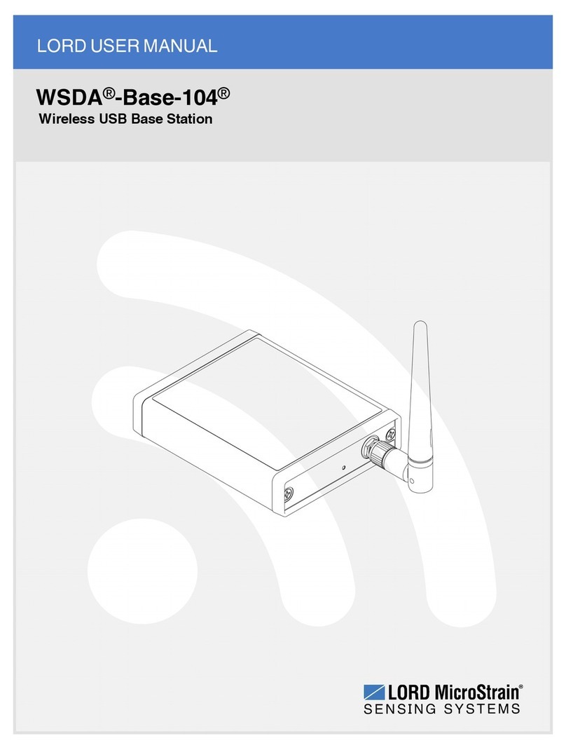 LORD WSDA-Base-104 user manual