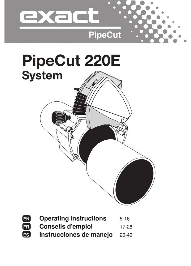 eXact PipeCut 220E User manual