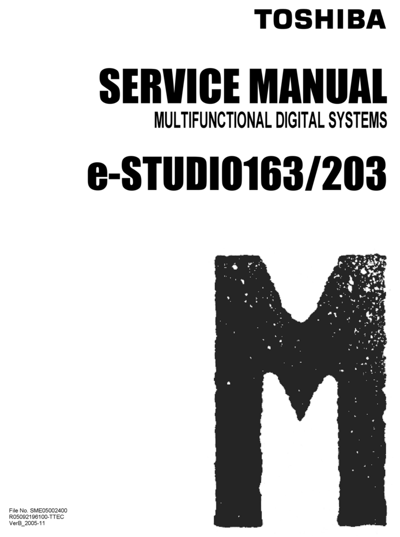 Toshiba e-STUDIO163 User manual