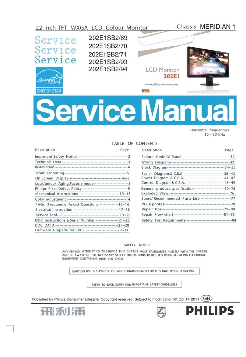 Philips 202E1SB2/69 User manual