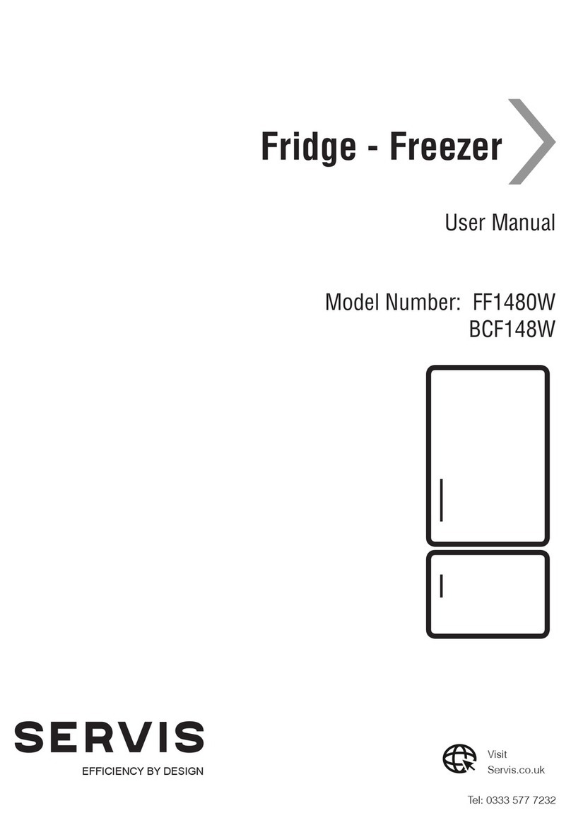 SERVIS FF1480W User manual
