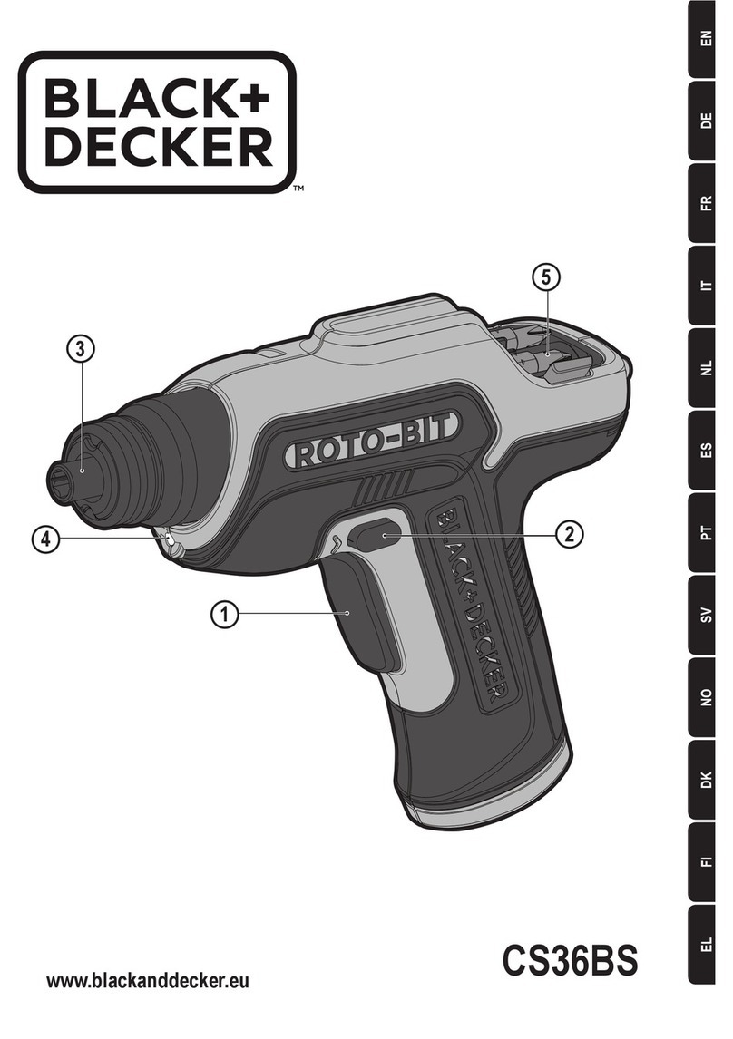 Black & Decker CS36BS User manual