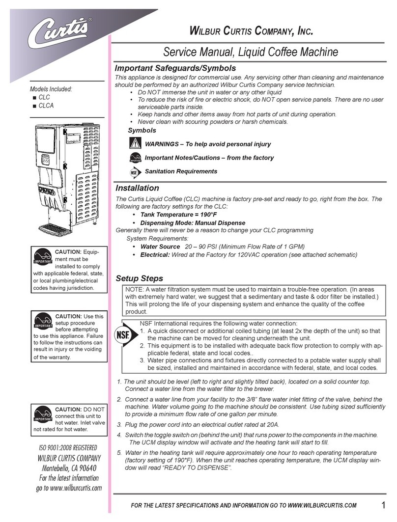 Curtis CLC User manual
