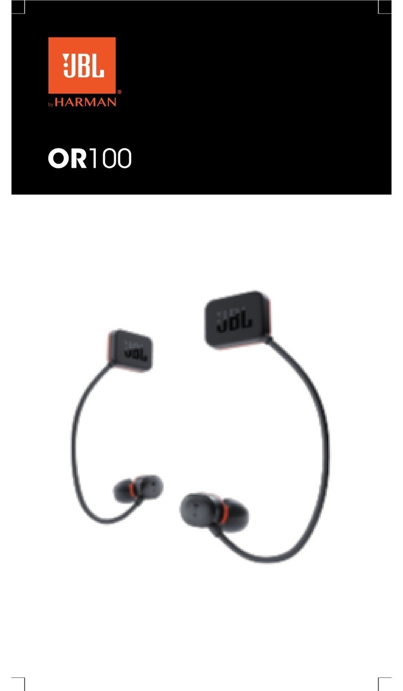 JBL OR100 Operator's manual