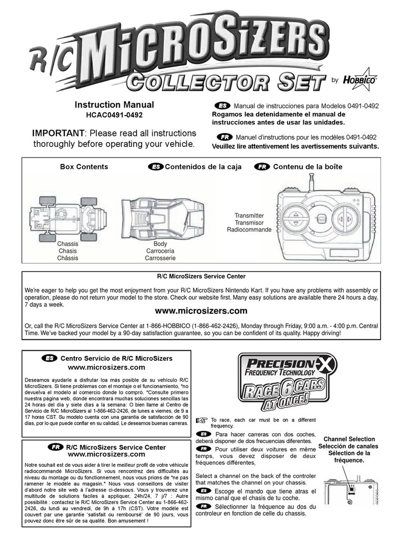 Hobbico MicroSizers HCAC0491-0492 User manual