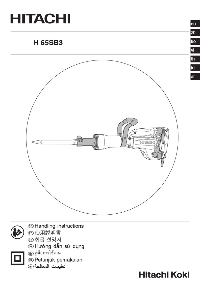 Hitachi H 65SB3 User manual