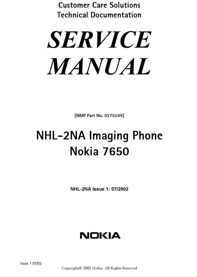 Nokia Mobile Phones 7650 Service manual
