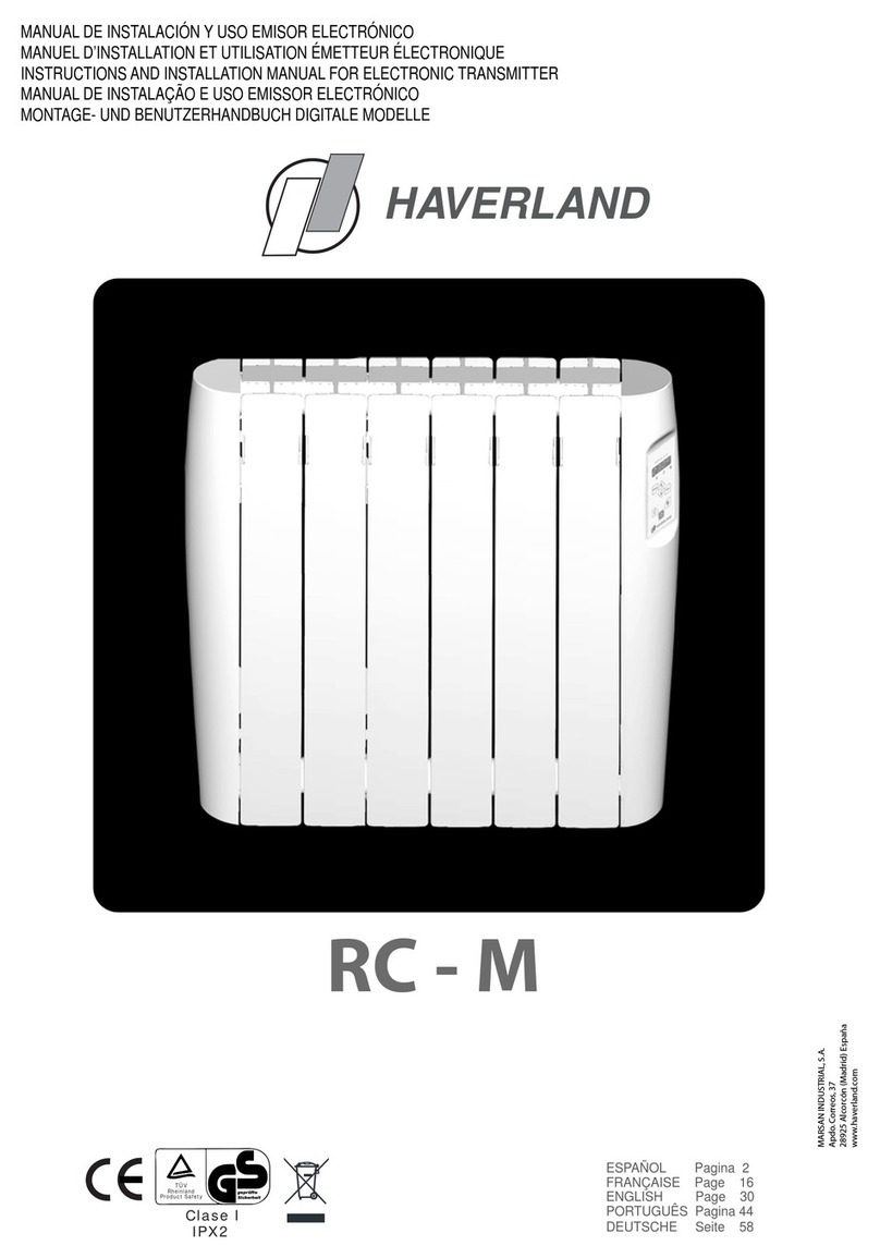 Haverland RC-M Instruction and installation manual