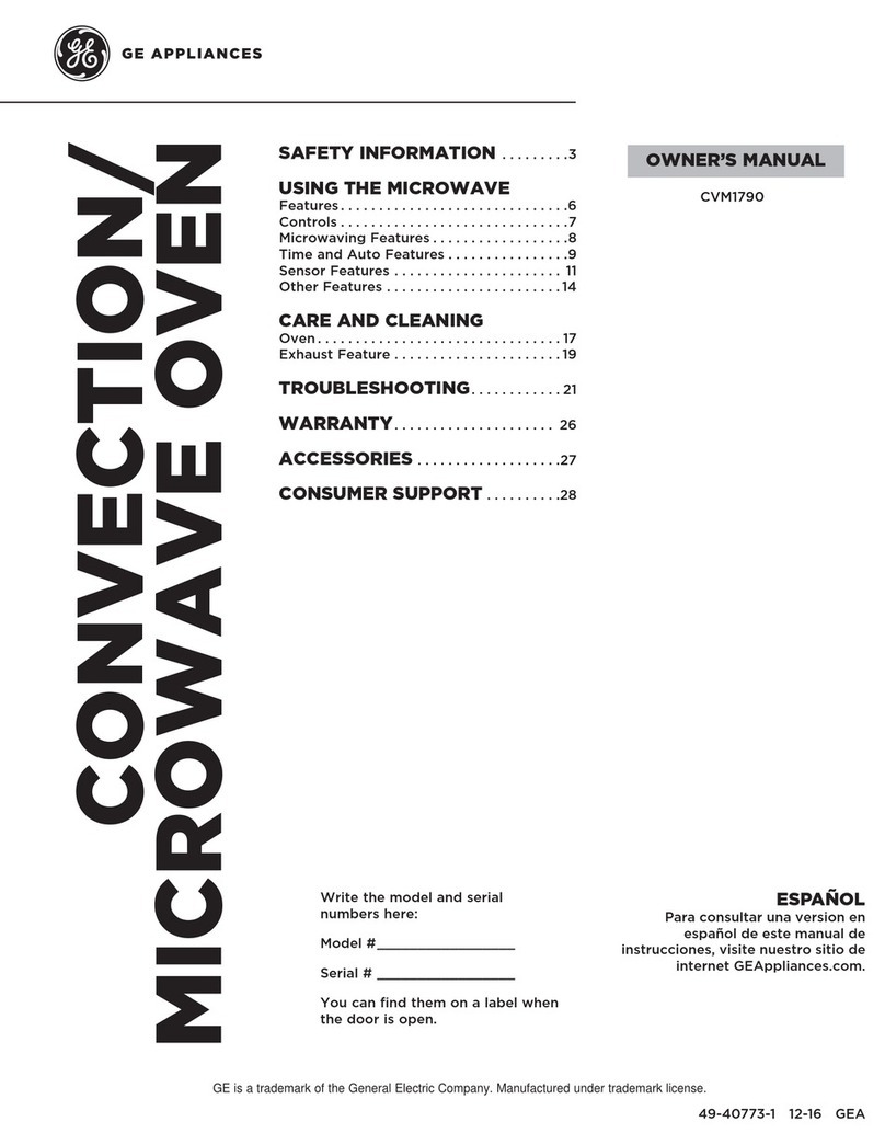 GE Profile CVM1790 User manual GE Profile CVM1790 User manual