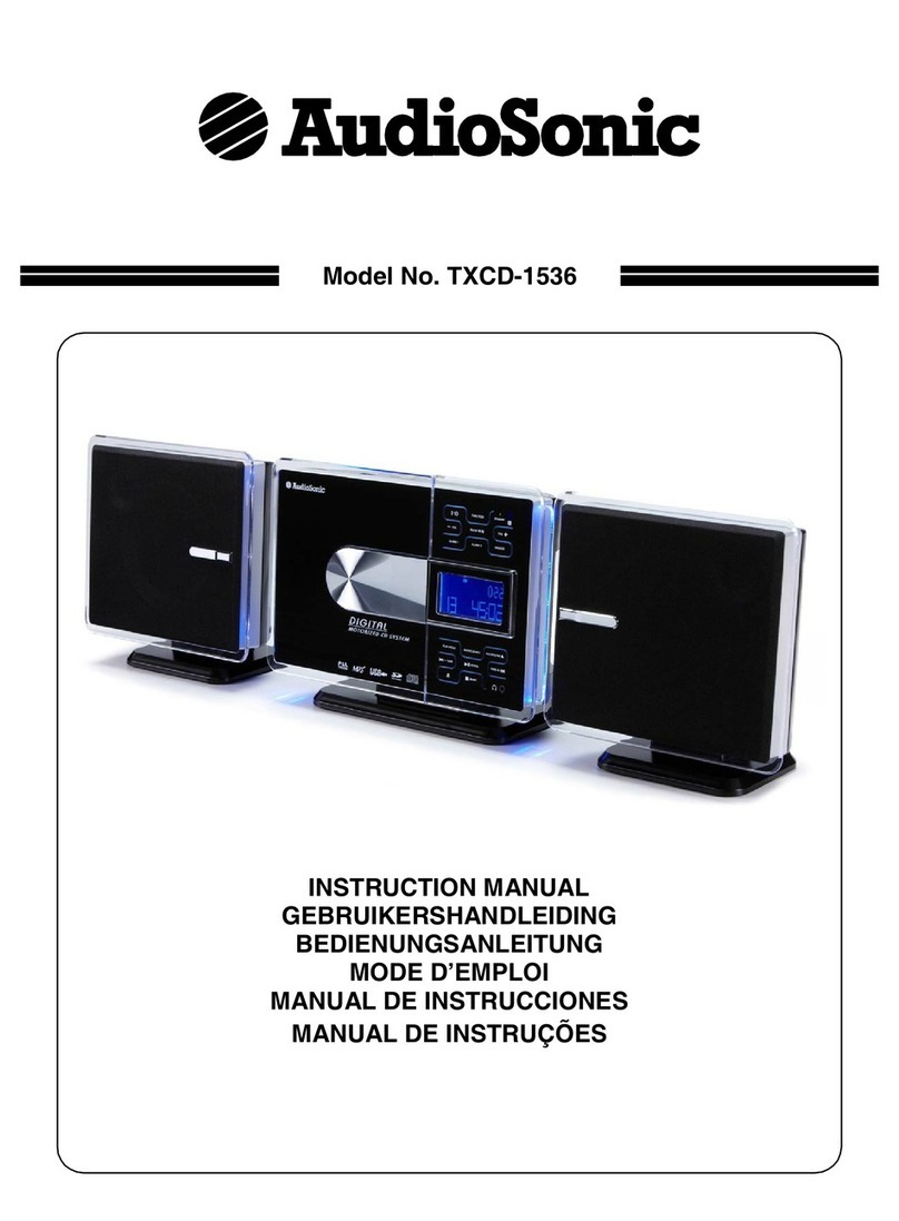 AudioSonic TXCD-1536 instruction manual