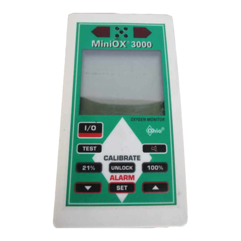 Ohio Medical Corporation MiniOX 3000 Operation manual