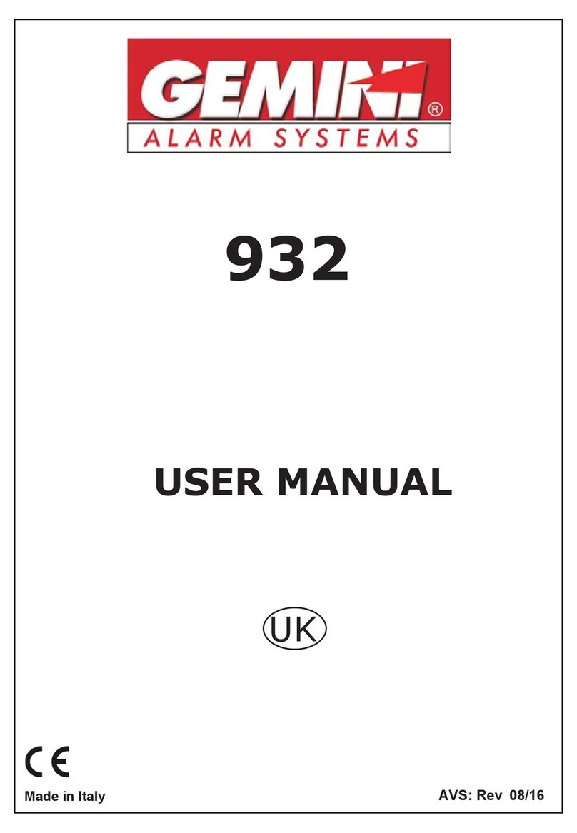 Gemini 932 Series User manual