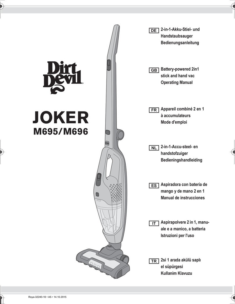 Dirt Devil Joker M695 User manual
