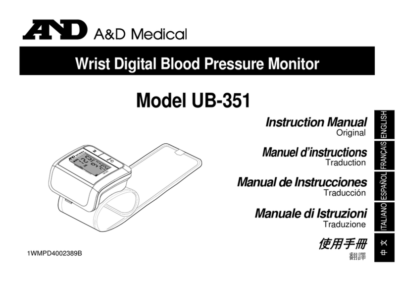 A&D UB-351 User manual