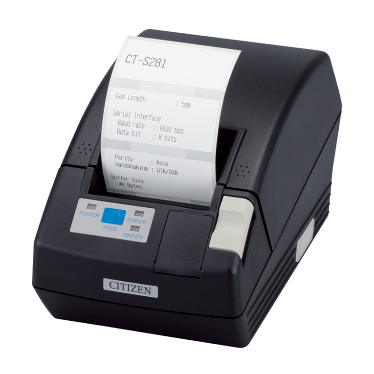 Citizen CT-S281 Series User manual