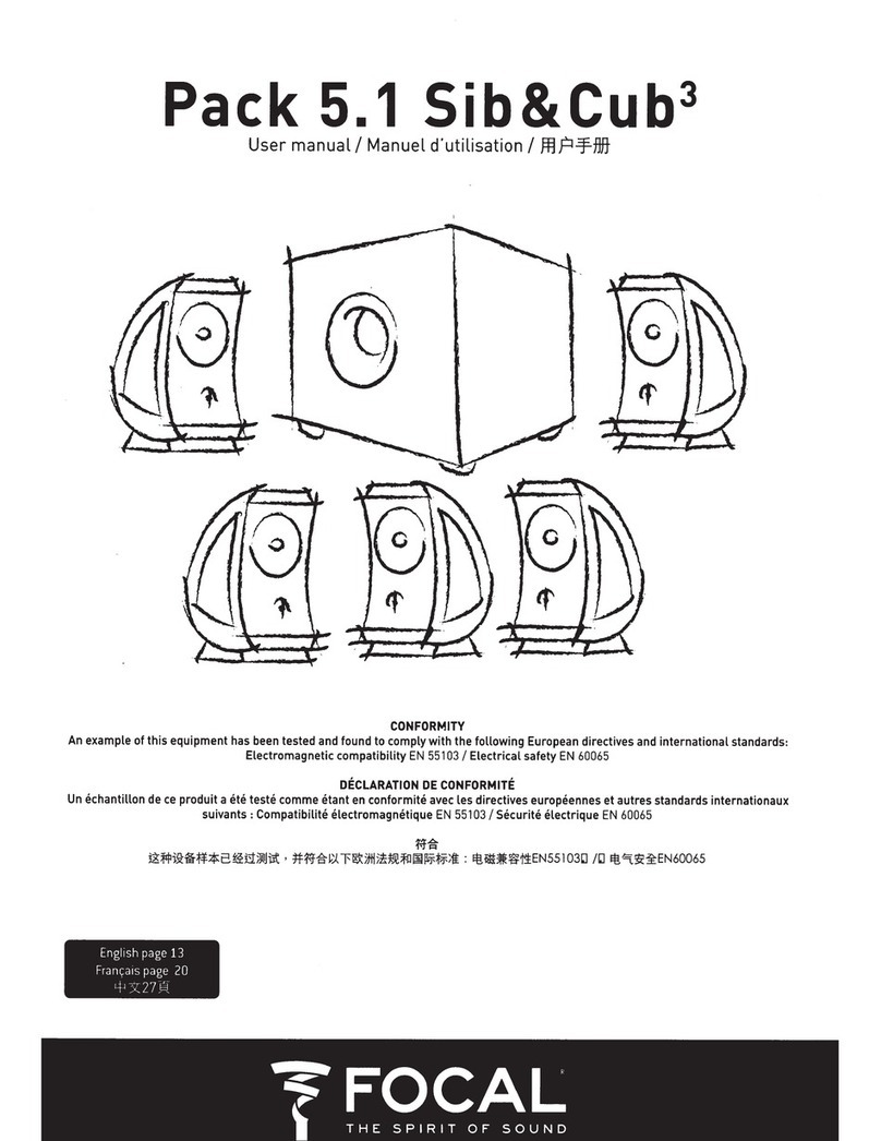Focal SibCo51SysBLK user manual