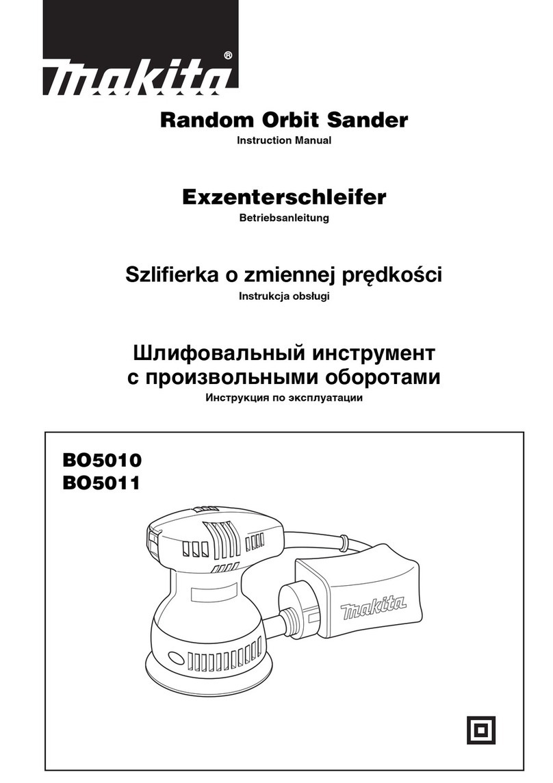 Makita BO5010 User manual