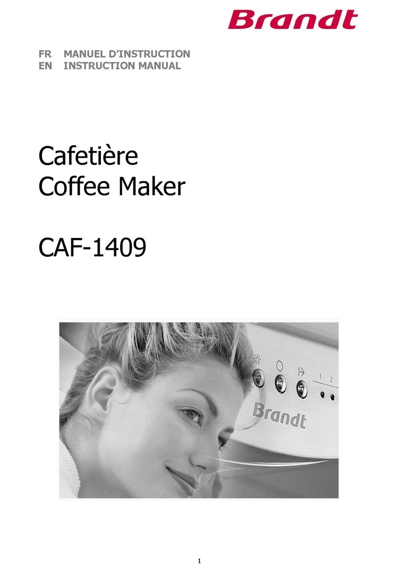 Brandt CAF-1409 instruction manual