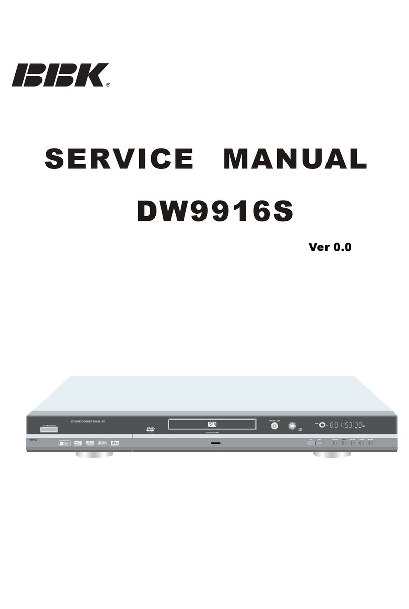 Index DW9916S Service manual