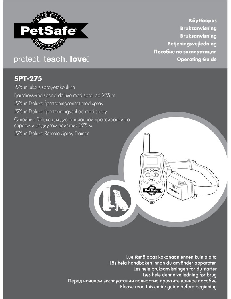 Petsafe SPT-275 operating guide Petsafe SPT-275 operating guide