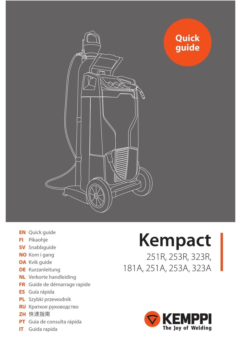 Kemppi KEMPACT 251R quick guide