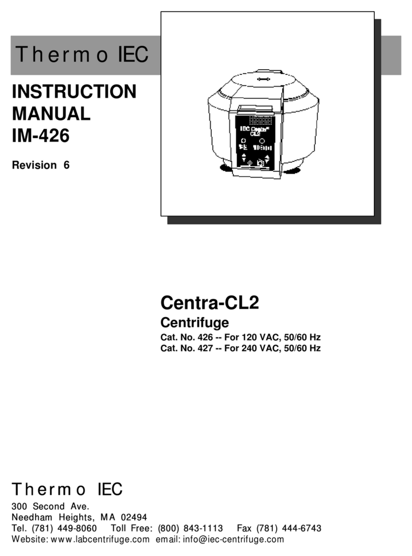 Thermo IEC Centra-CL2 instruction manual