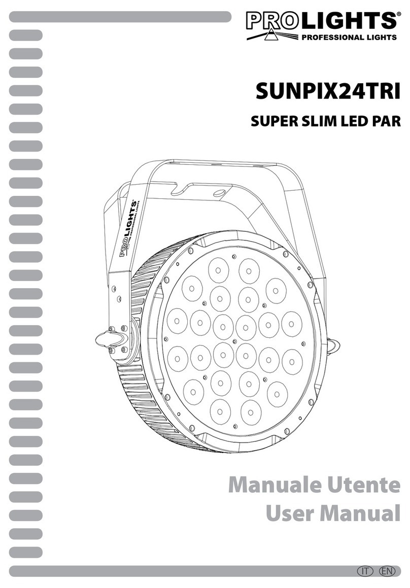 ProLights SUNPIX24TRI User manual