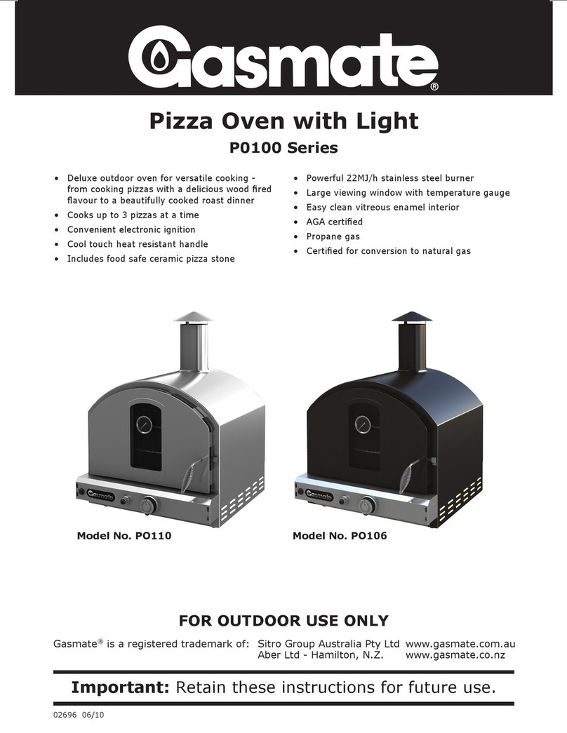 Gasmate P0100 Series instructions