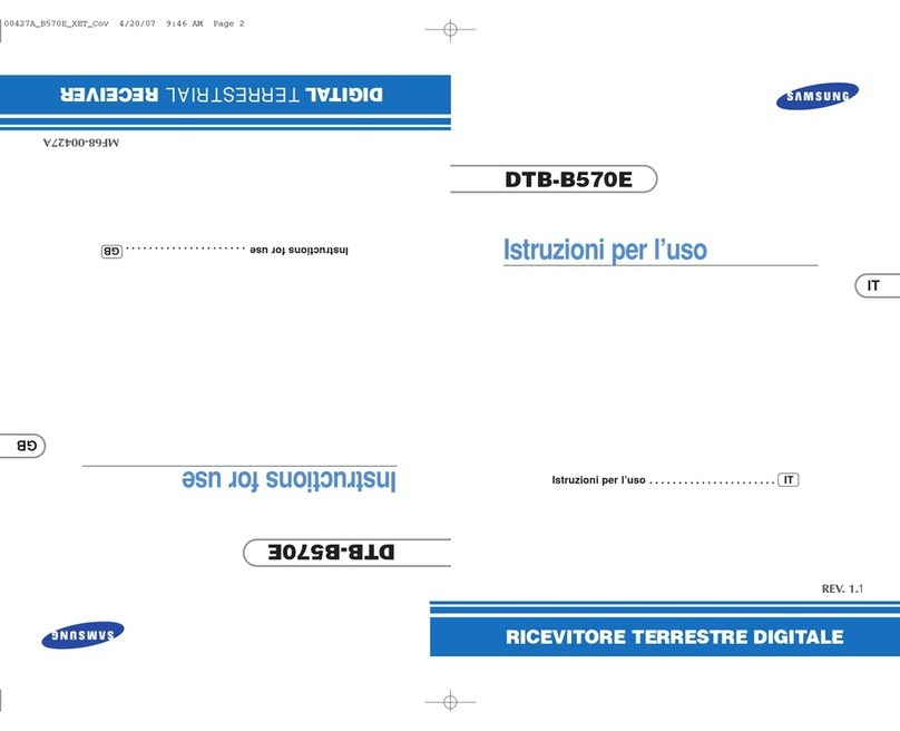 Samsung DTB-B570E User manual