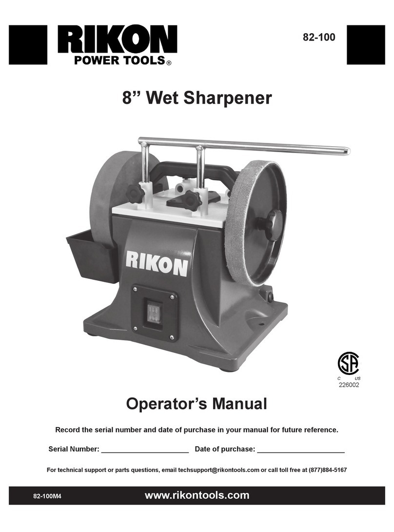 Rikon Power Tools 82-100 Operator's manual