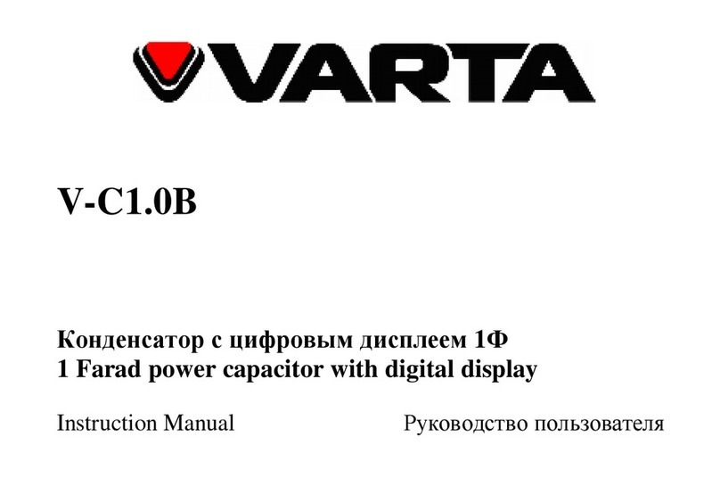 Varta V-C1.0B User manual