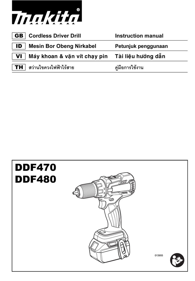 Makita DDF470 User manual