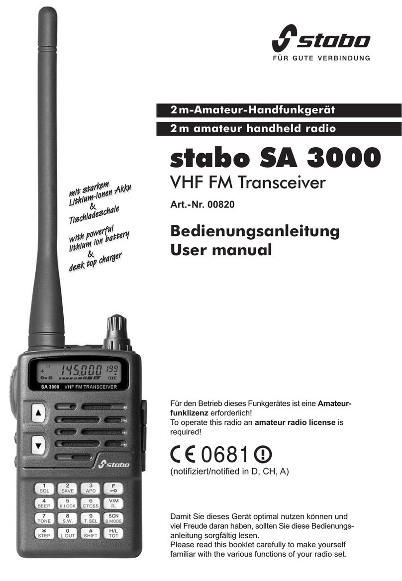 stabo SA 3000 user manual