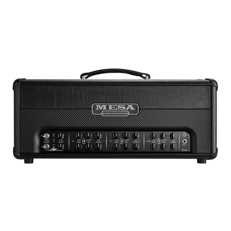Mesa/Boogie TC50 User manual