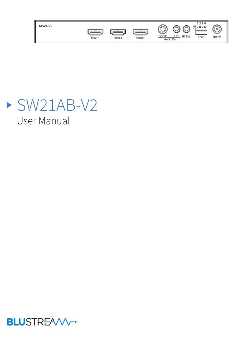 Bluestream SW21AB-V2 user manual