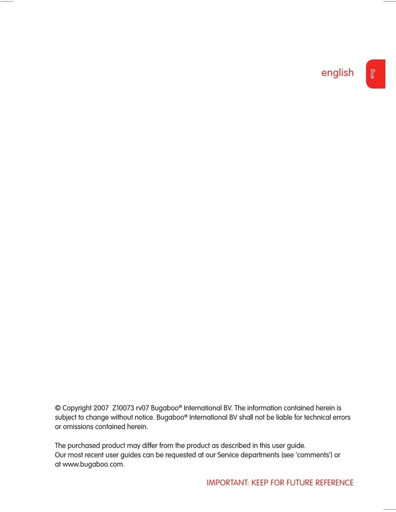Bugaboo gecko User manual