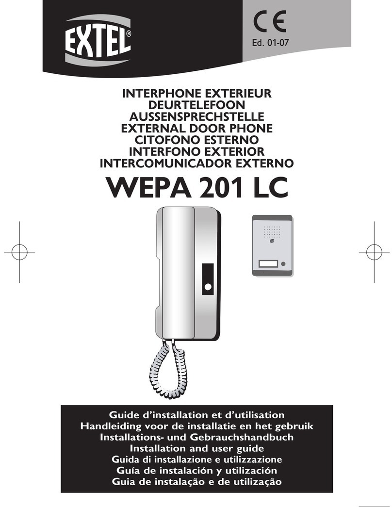 Extel WEPA 201 LC User manual