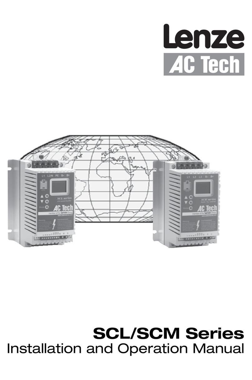 Lenze SCL series User manual Lenze SCL series User manual