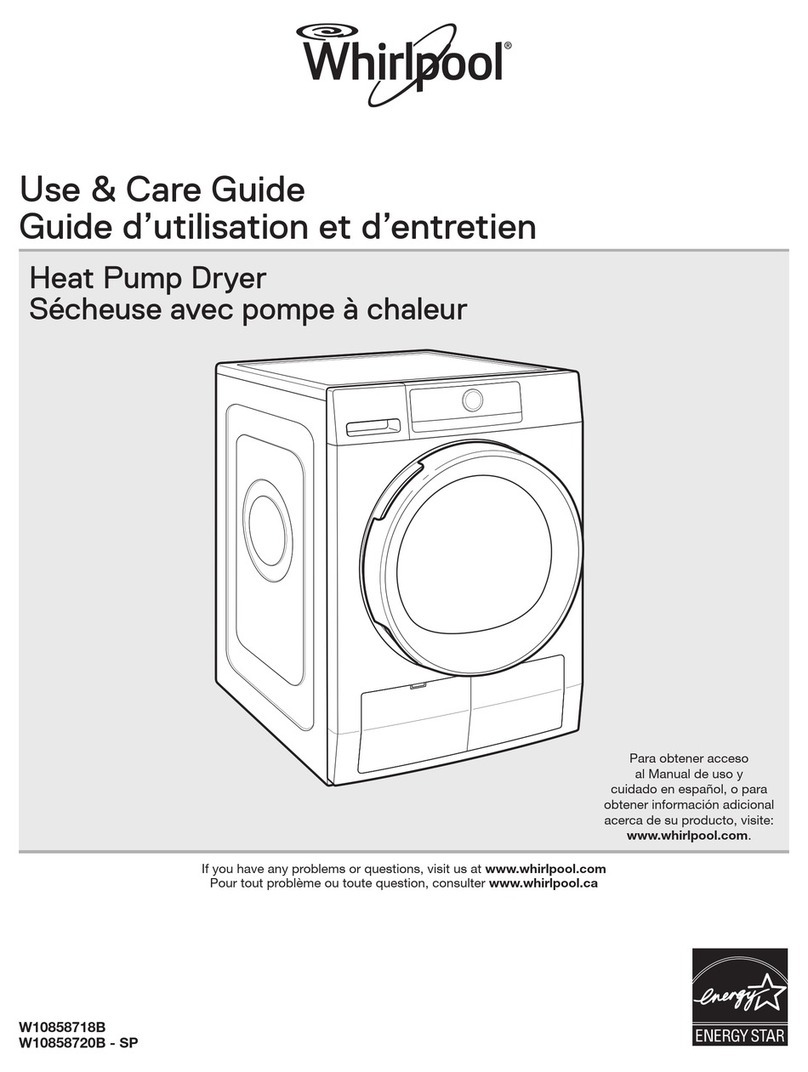 Whirlpool W10858720B - SP User manual