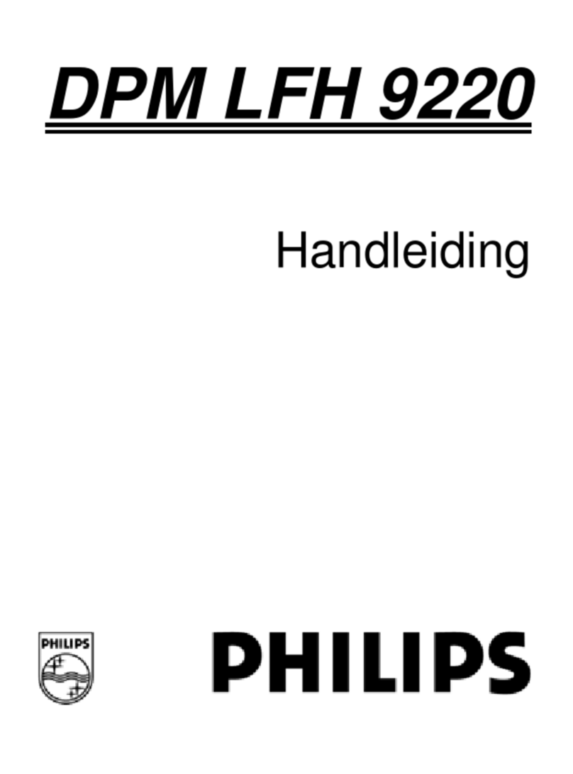 Philips DPM 9220 Handleiding