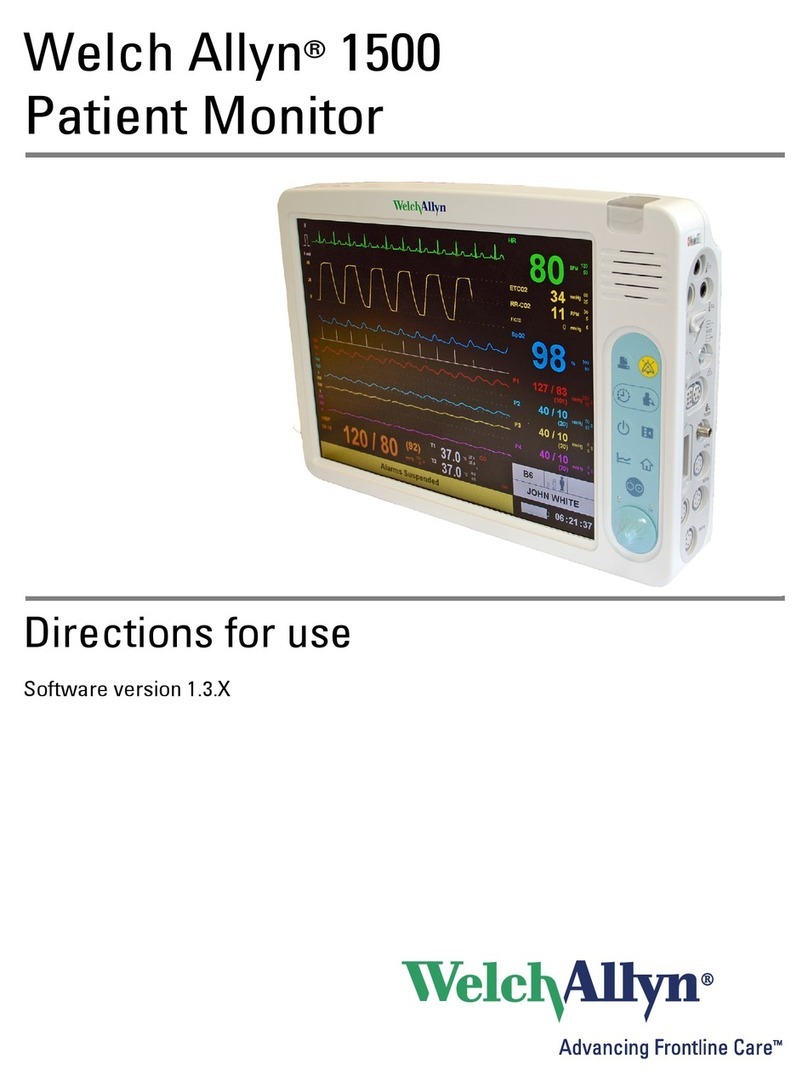 Welch Allyn 1500 Directions for use