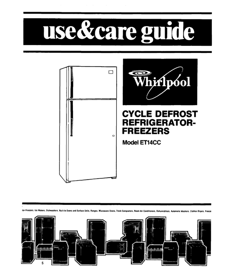 Whirlpool ETl4CC Use & care guide