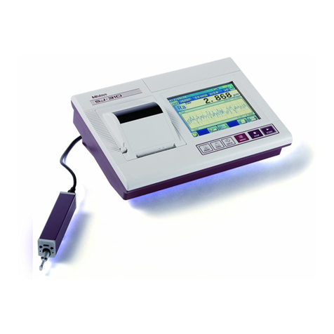 Mitutoyo Surftest sj-310 series instruction manual Mitutoyo Surftest sj-310 series instruction manual